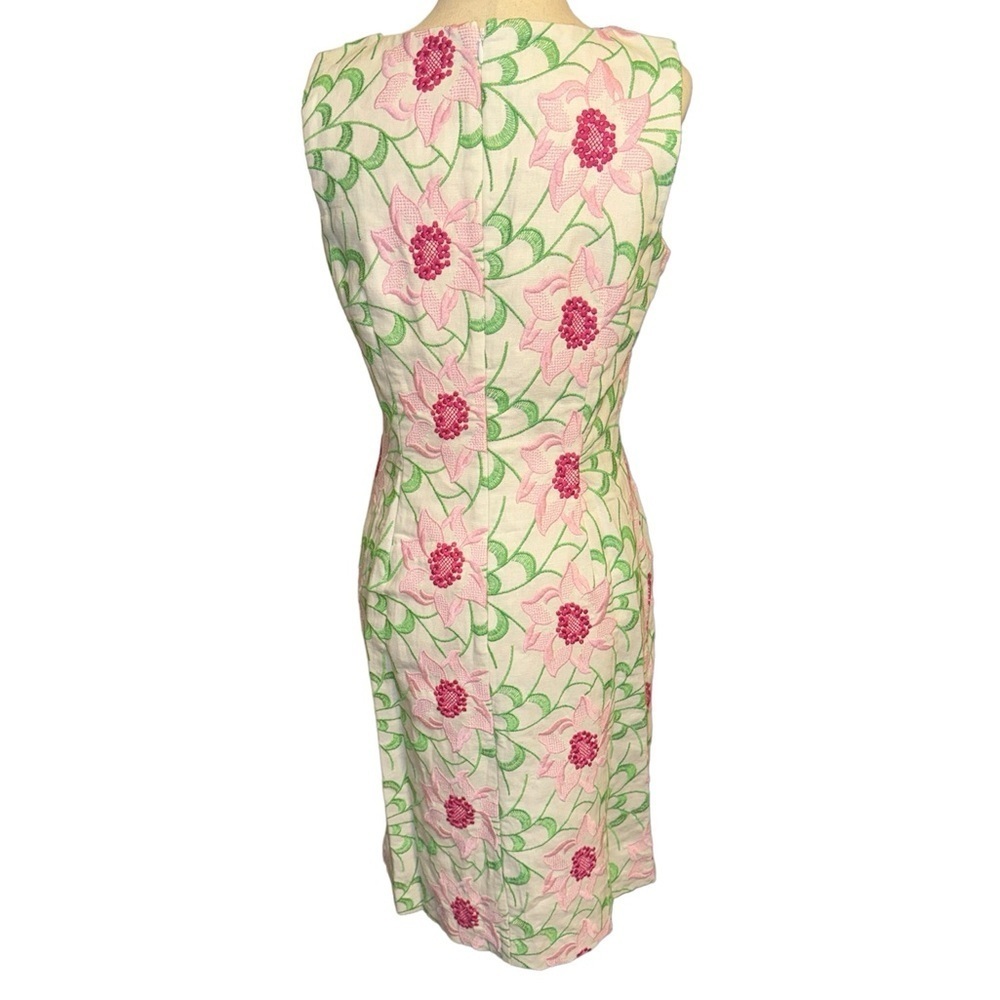 Talbots Floral Embroidered Sheath Dress - Picture 2 of 4